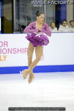2013-03-02 Milano - World Junior Figure Skating Championships 6081 Gabrielle Daleman CAN